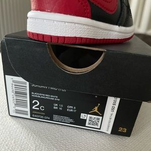 infant jordans size 2